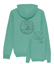 Load image into Gallery viewer, Heather Green Mussenden Temple Pullover Pouch Hoodie
