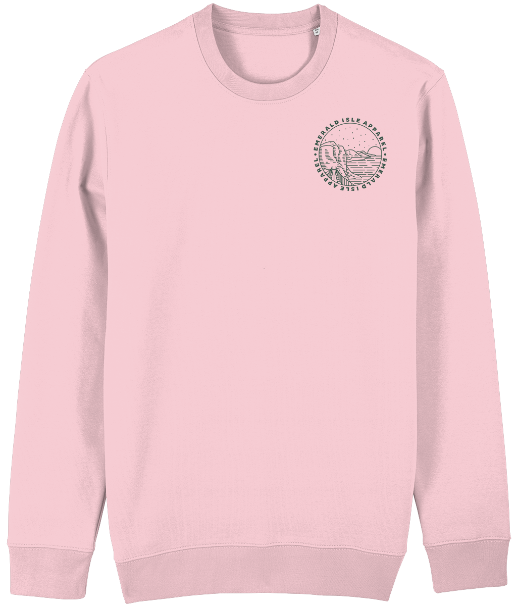 Pink Emerald Isle Apparel Logo Sweatshirt