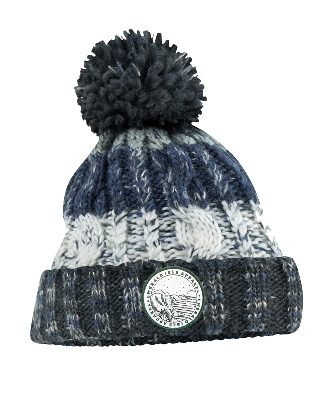 River Bush Pom Pom Beanie