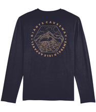 Load image into Gallery viewer, Navy Giants Causeway Shuffler Long Sleeve T-Shirt
