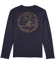 Load image into Gallery viewer, Navy Mussenden Temple Shuffler Long Sleeve T-Shirt
