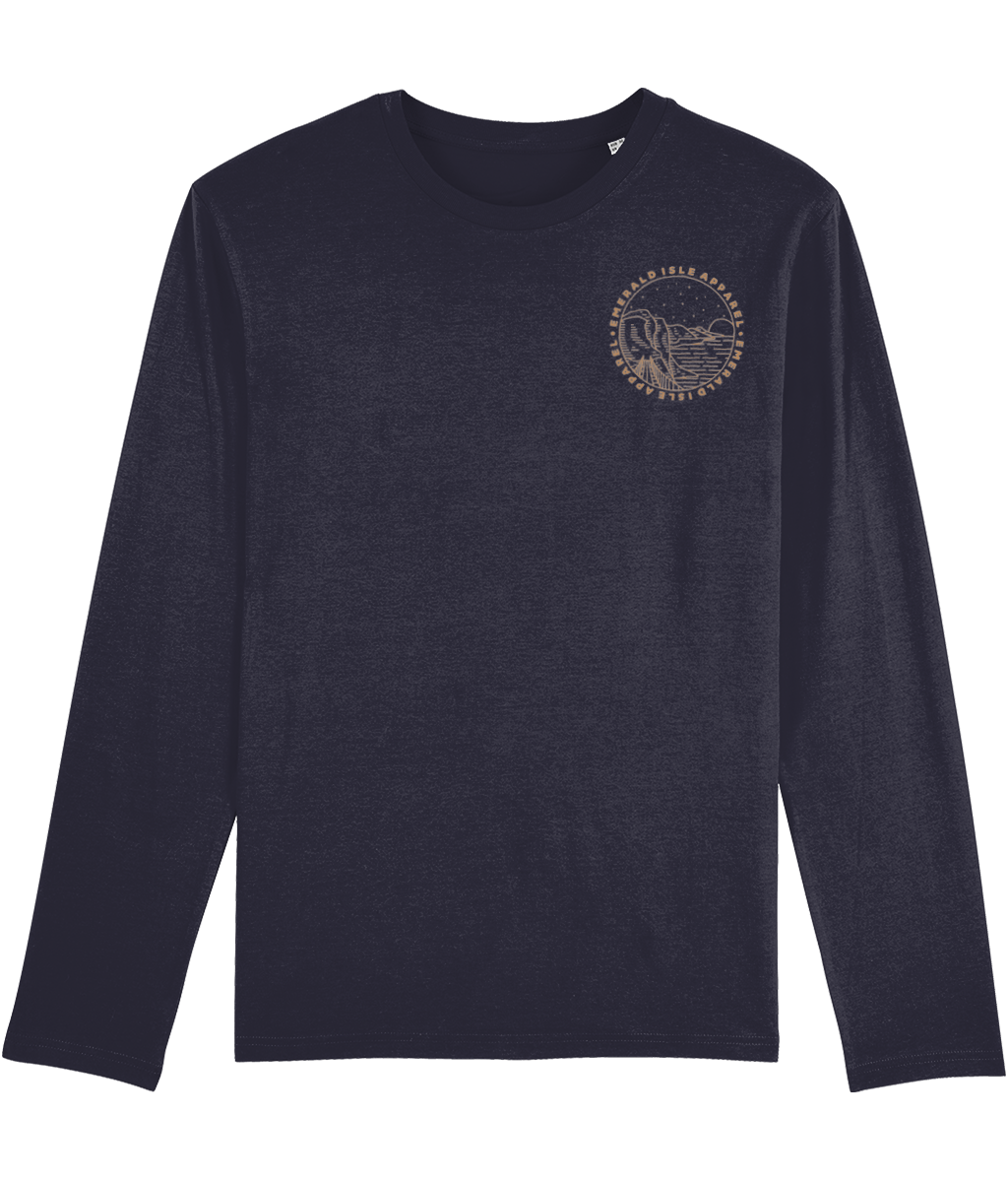 Navy Mussenden Temple Shuffler Long Sleeve T-Shirt