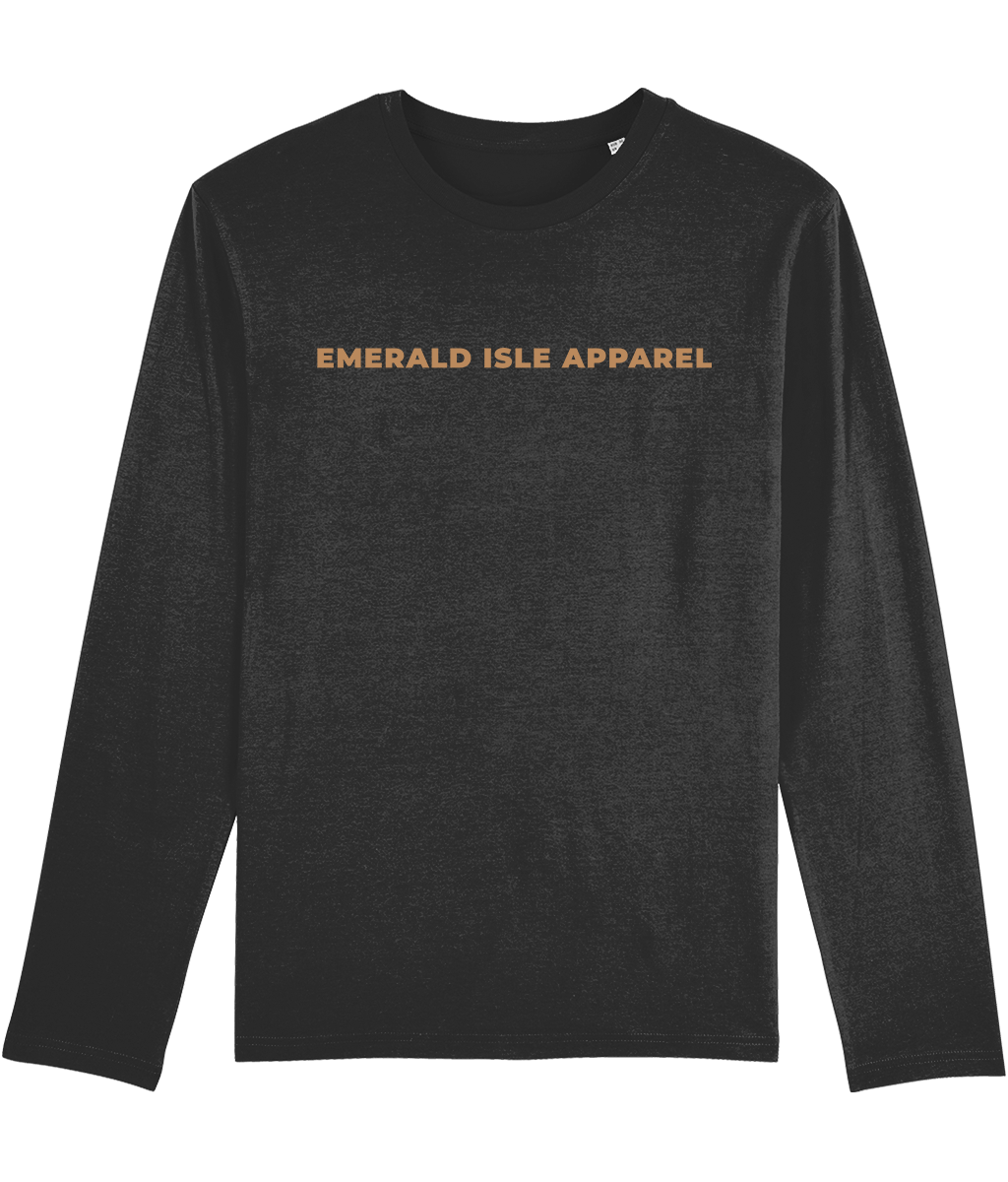 Black Emerald Isle Apparel Shuffler Long Sleeve T-Shirt