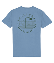 Load image into Gallery viewer, Heather Blue Malin Head Unisex T-Shirt
