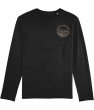 Load image into Gallery viewer, Black Silent Valley Shuffler Long Sleeve T-Shirt
