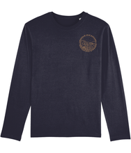 Load image into Gallery viewer, Navy Carrick-A-Rede Shuffler Long Sleeve T-Shirt
