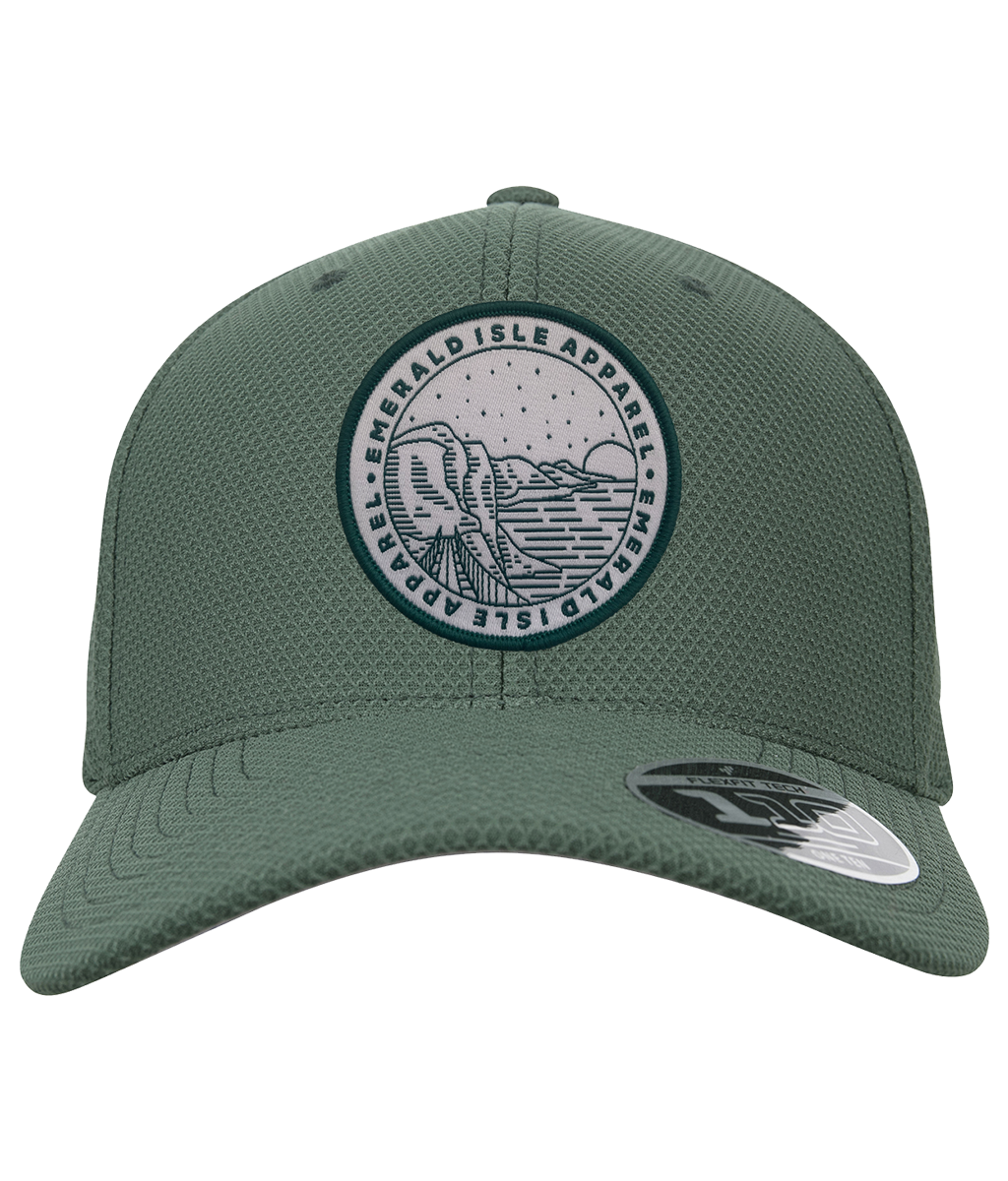 Green Emerald Isle Apparel Hybrid Cap