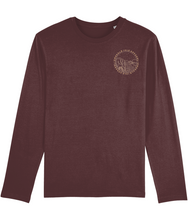 Load image into Gallery viewer, Burgundy Mussenden Temple Shuffler Long Sleeve T-Shirt
